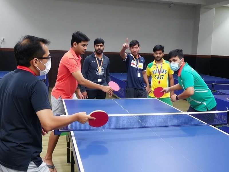 Indian Table Tennis Academy local tournaments Indian Table Tennis Academy regional tournament with players from different states